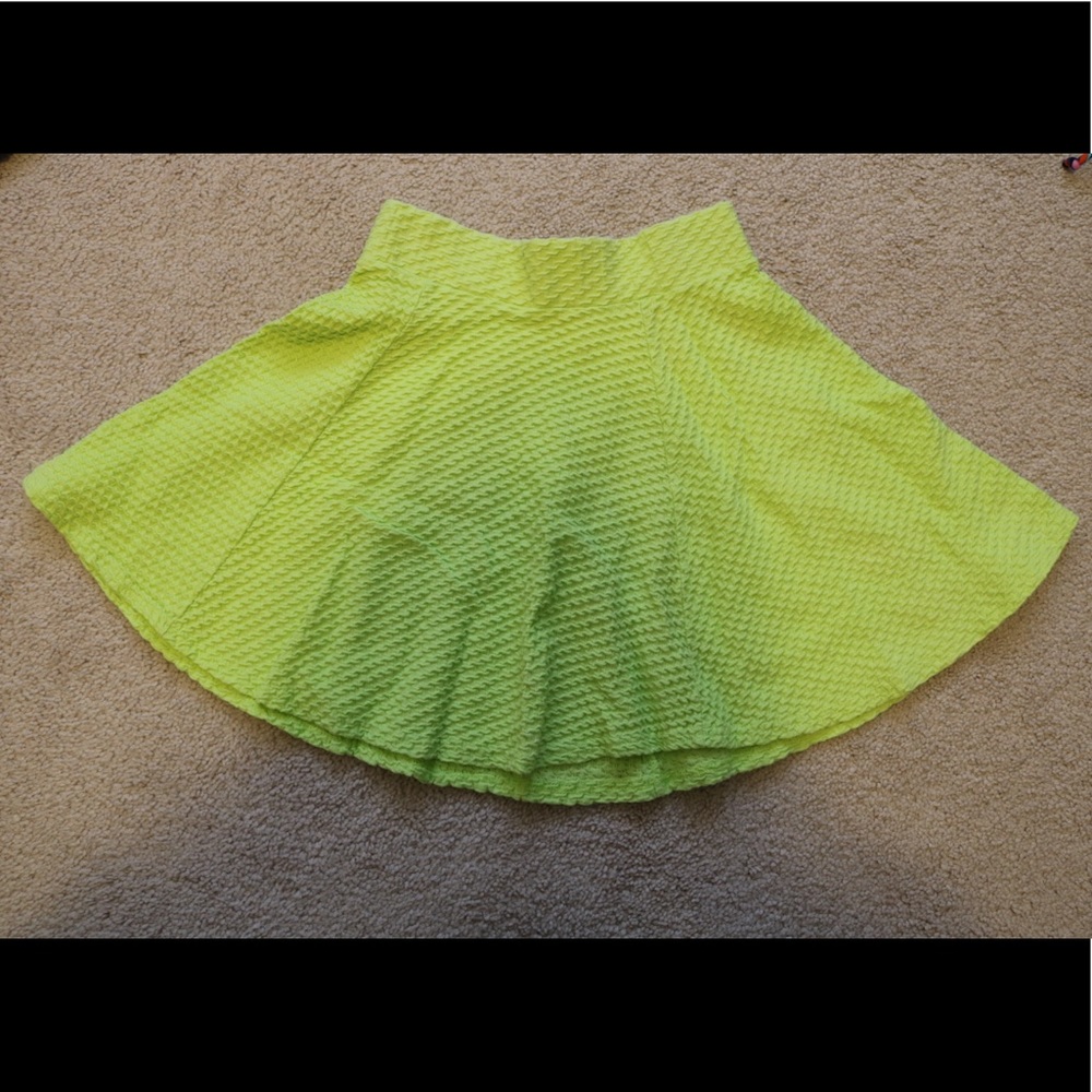Lime Green Skirt